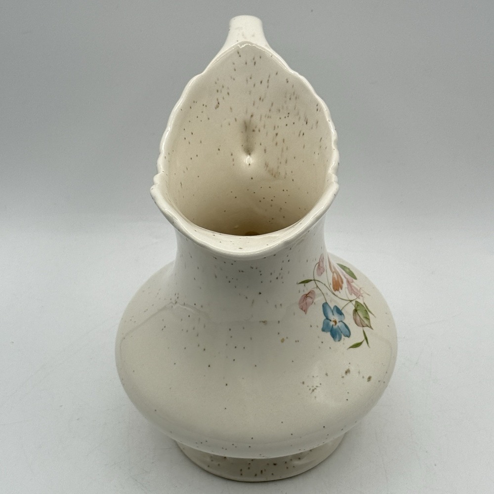 Vintage Treasure Craft Speckled Splatter Spring‎ Flower Water Pitcher - Picture 7 of 11
